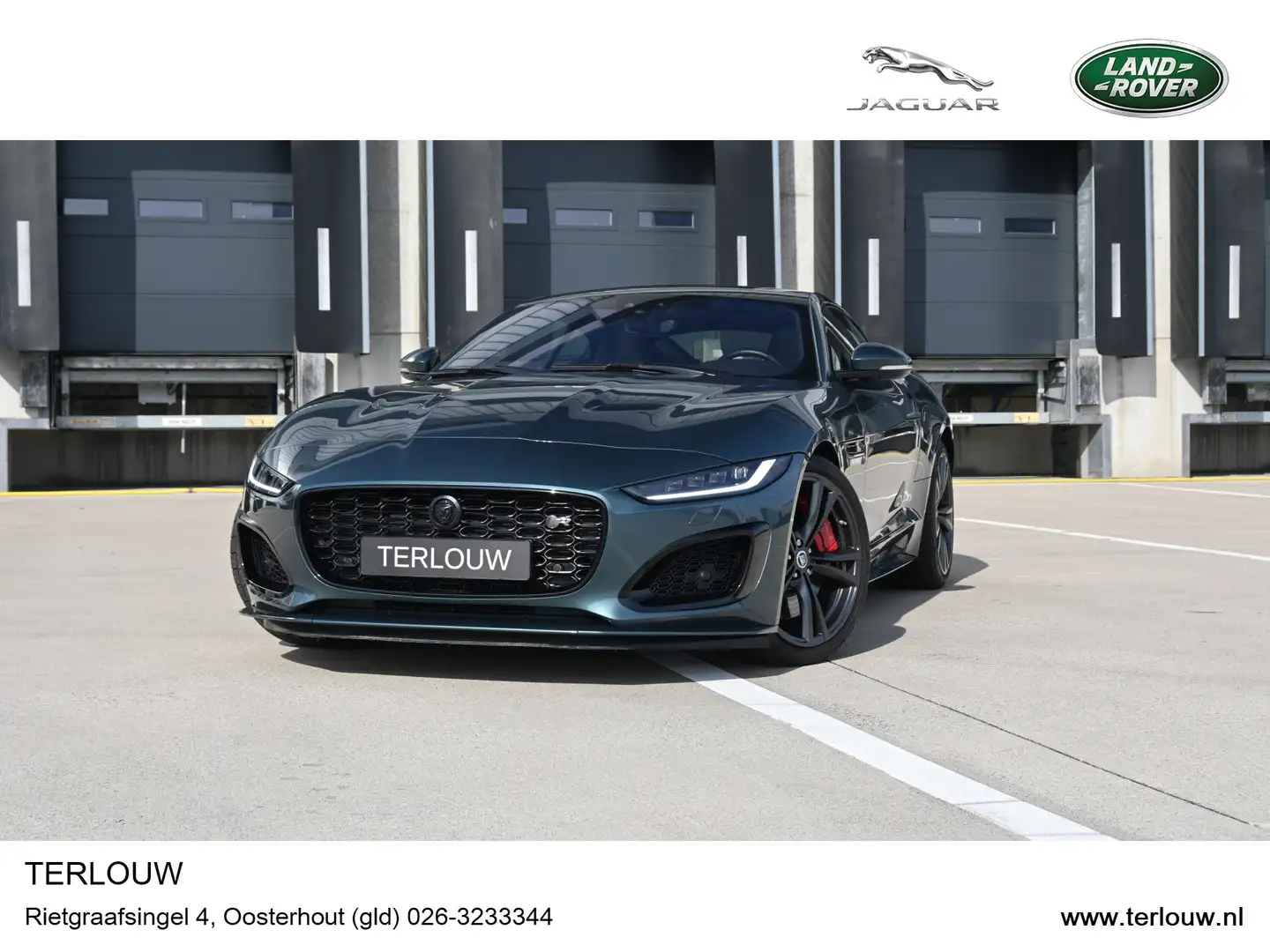 Jaguar F-Type P575 AWD R 75 MERIDIAN ACTIE Vert - 1
