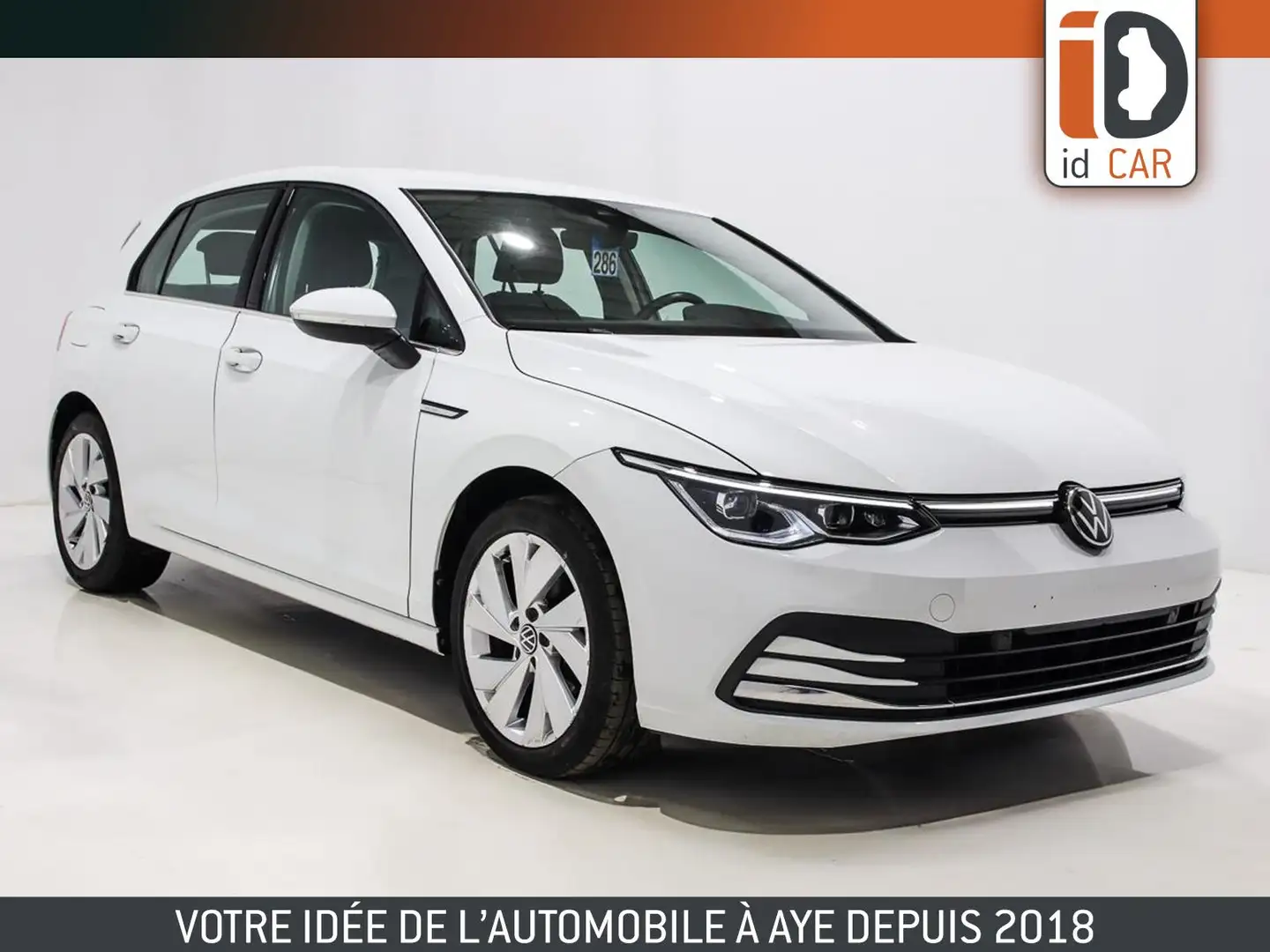 Volkswagen Golf 1.5 eTSI 150 DSG STYLE LED GPS ACC JA17 Blanc - 1