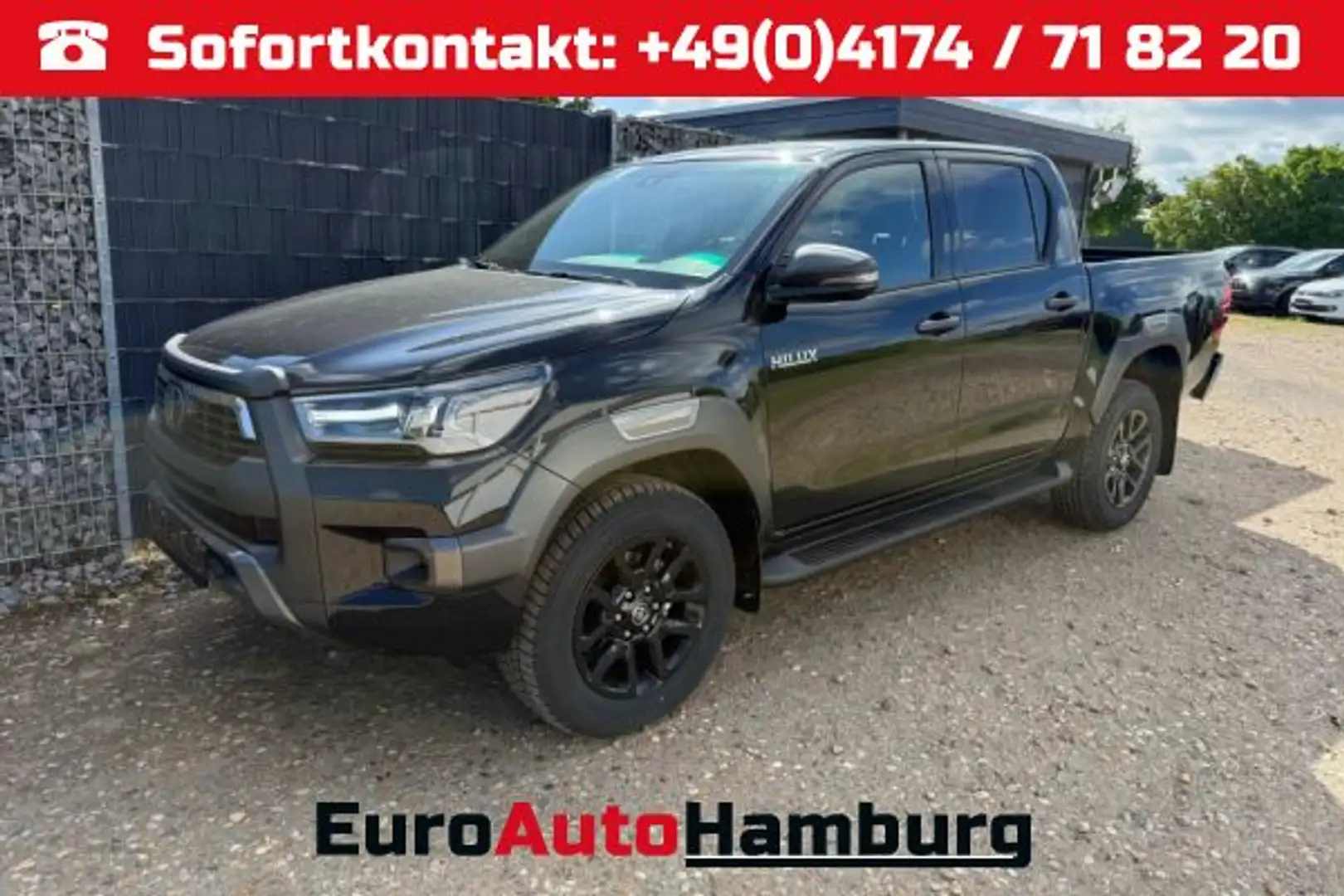 Toyota Hilux 2.8 D4D 48V AT Invincible Lager Schwarz - 1