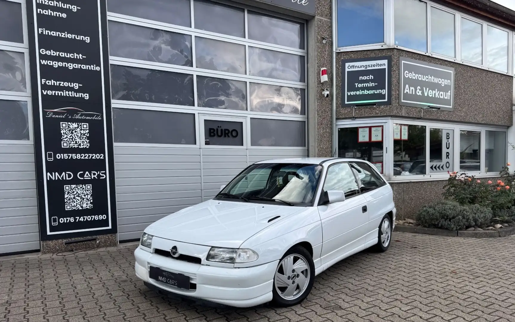 Opel Astra 2.0 16V GSI 150PS KLIMA/ROTKÄPPCHEN Weiß - 1