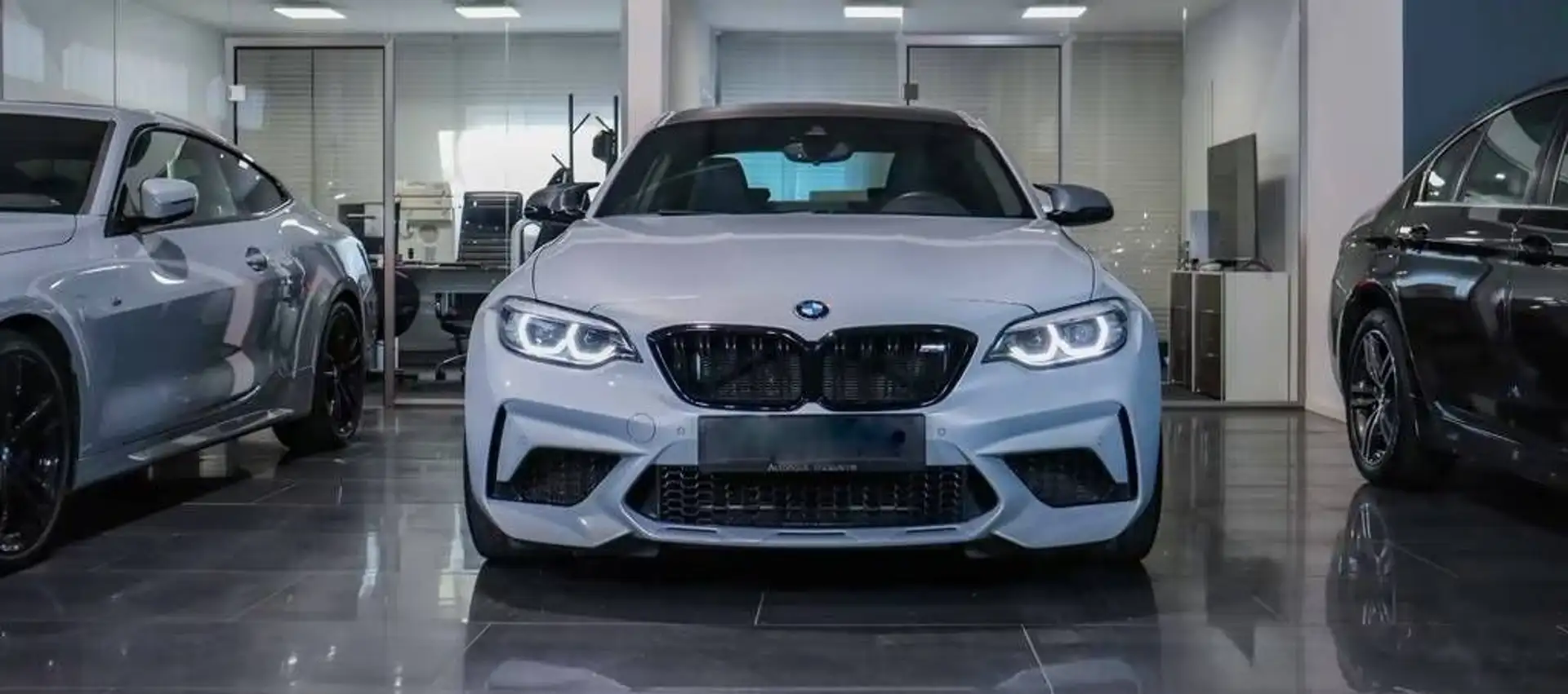 BMW M2 Compétition M SIÈGES*H&K*CAM*DÉMARRAGE SANS CLÉ*NAVIGATION Argent - 2