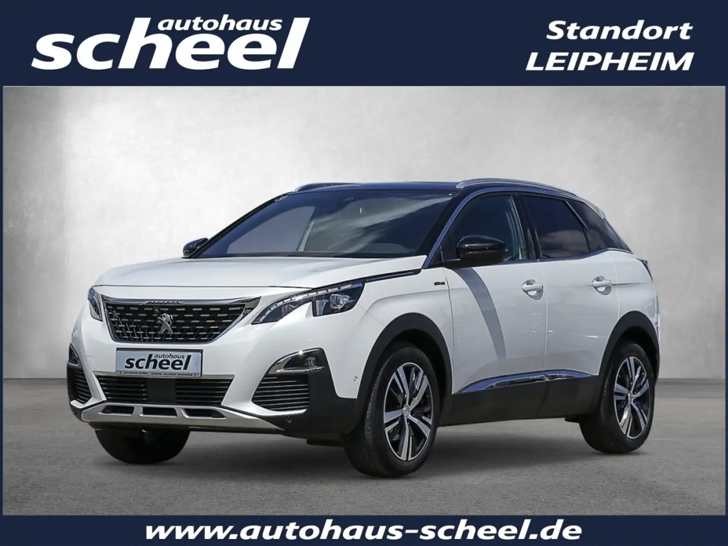 Peugeot 3008 GT-L PT 130 Allure EAT8 FLA Pano 360 SpurH Weiß - 1