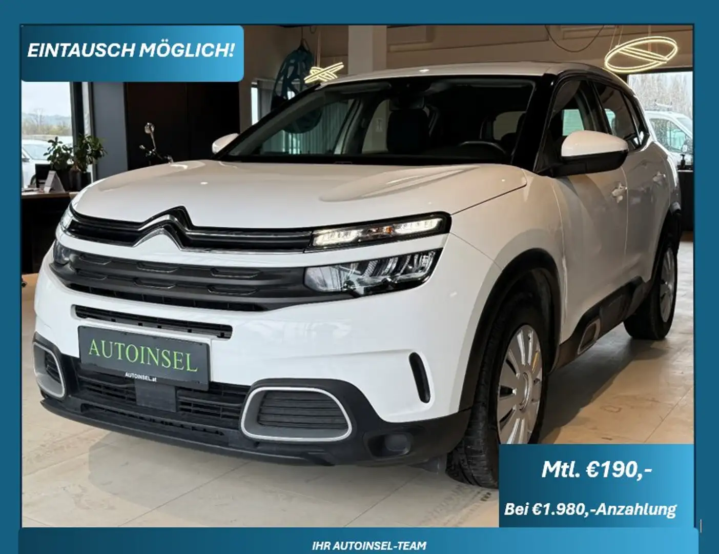 Citroen C5 Aircross 1.Besitz Weiß - 1