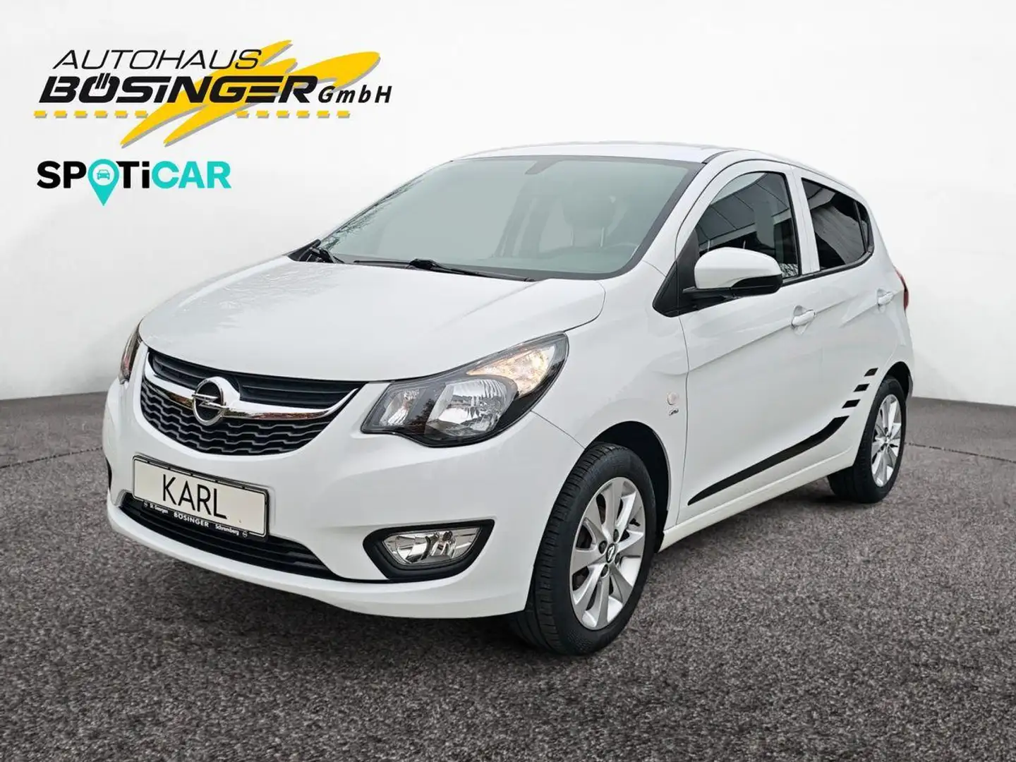 Opel Karl Active 1.0 SHZ-LHZ / PDC / 8-Fach / TOP Blanc - 2