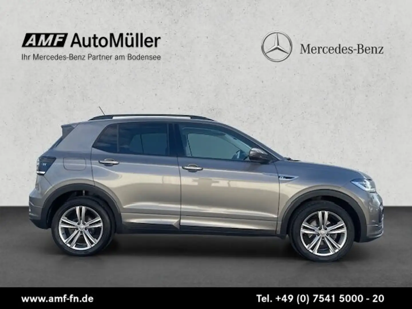 Volkswagen T-Cross T-Cross 1.0 TSI R-LINE DSG NAVI ACC PDC SHZ Gris - 1