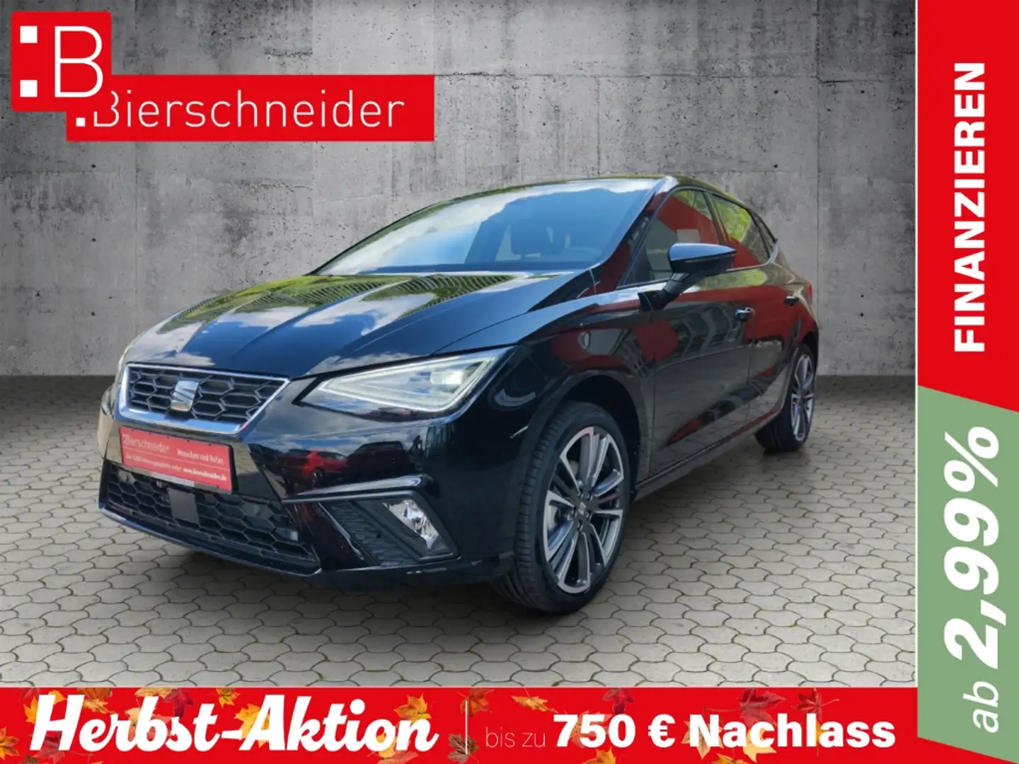 SEAT Ibiza 1.0 TSI FR Anniversary Edition NAVI LED APP-CONNEC Schwarz - 1