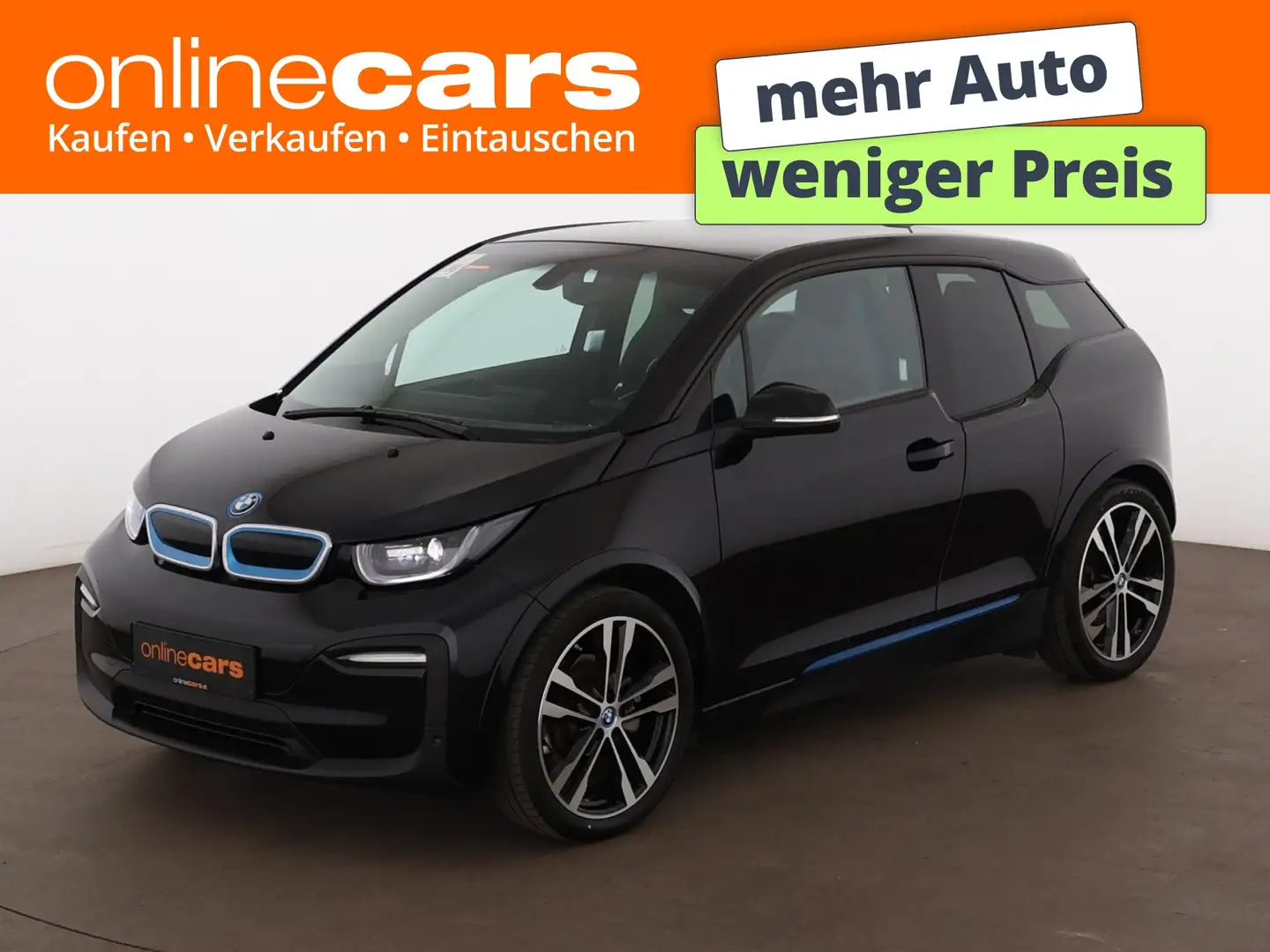 BMW i3 42kWh Aut LED WAERMEPUMPE NAVI SITZHZG Schwarz - 1