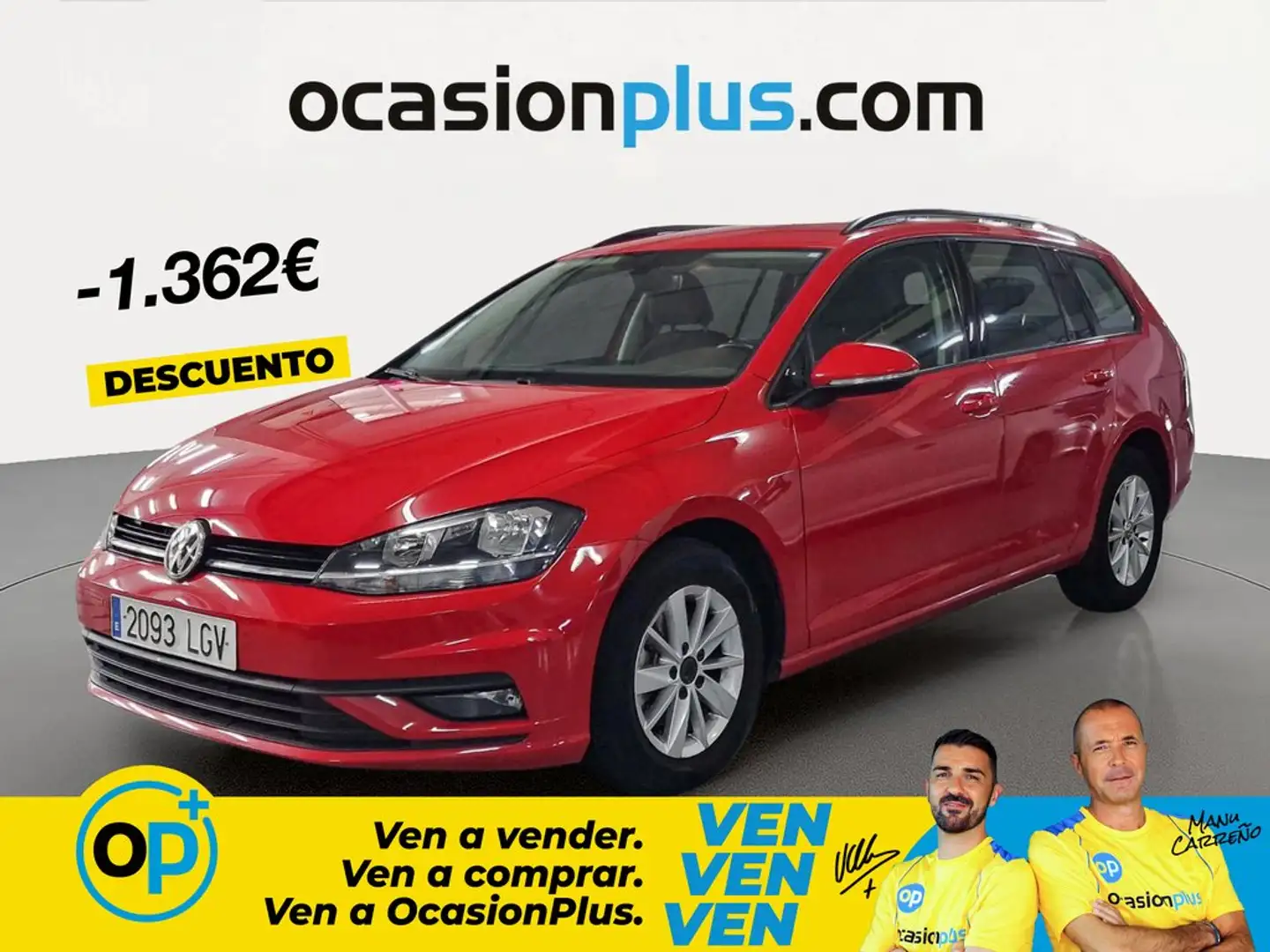 Volkswagen Golf Variant 1.6TDI Edition Rojo - 1