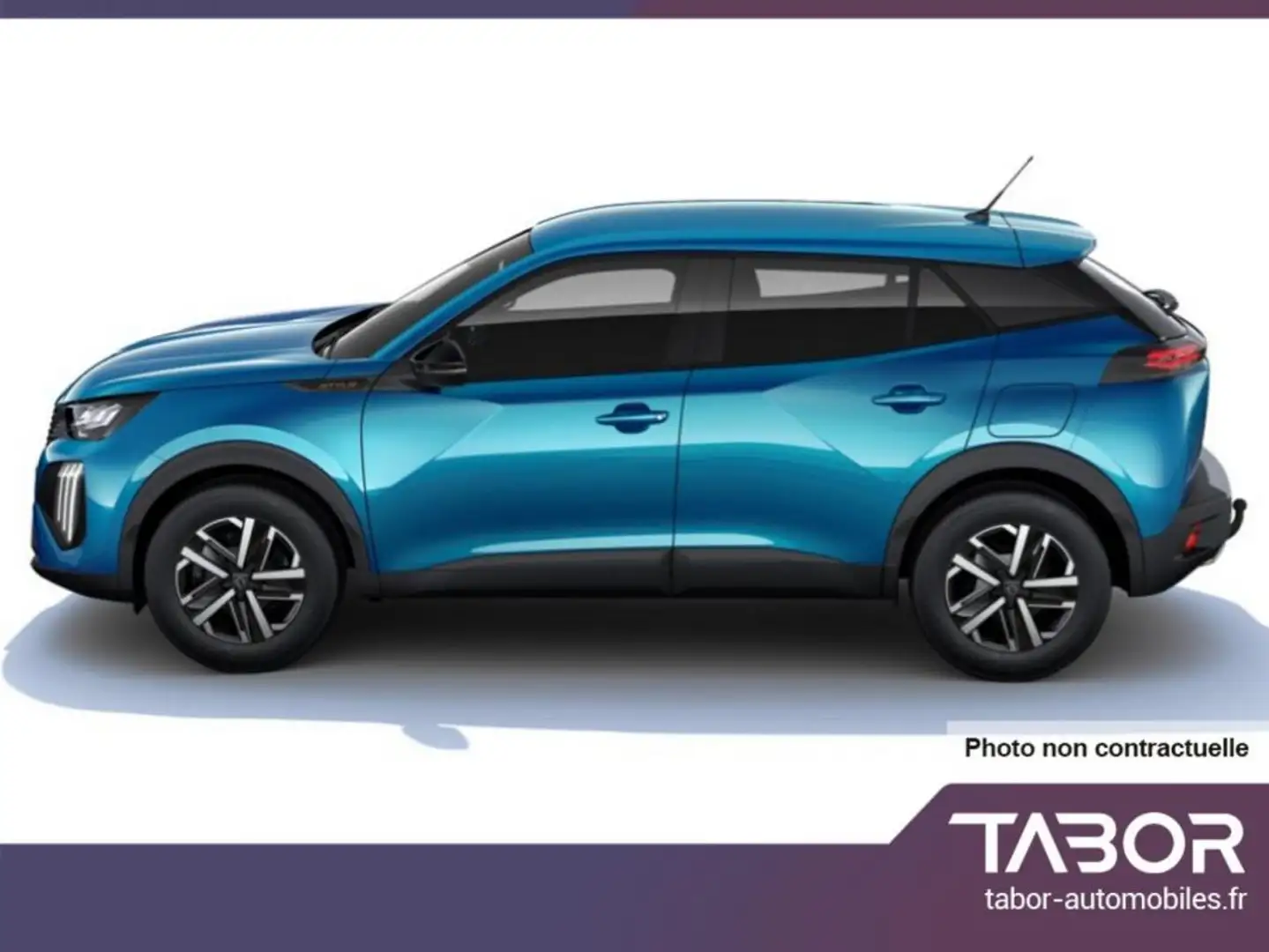 Peugeot 2008 1.2 Hybrid 145 Style LED attelage Bleu - 2
