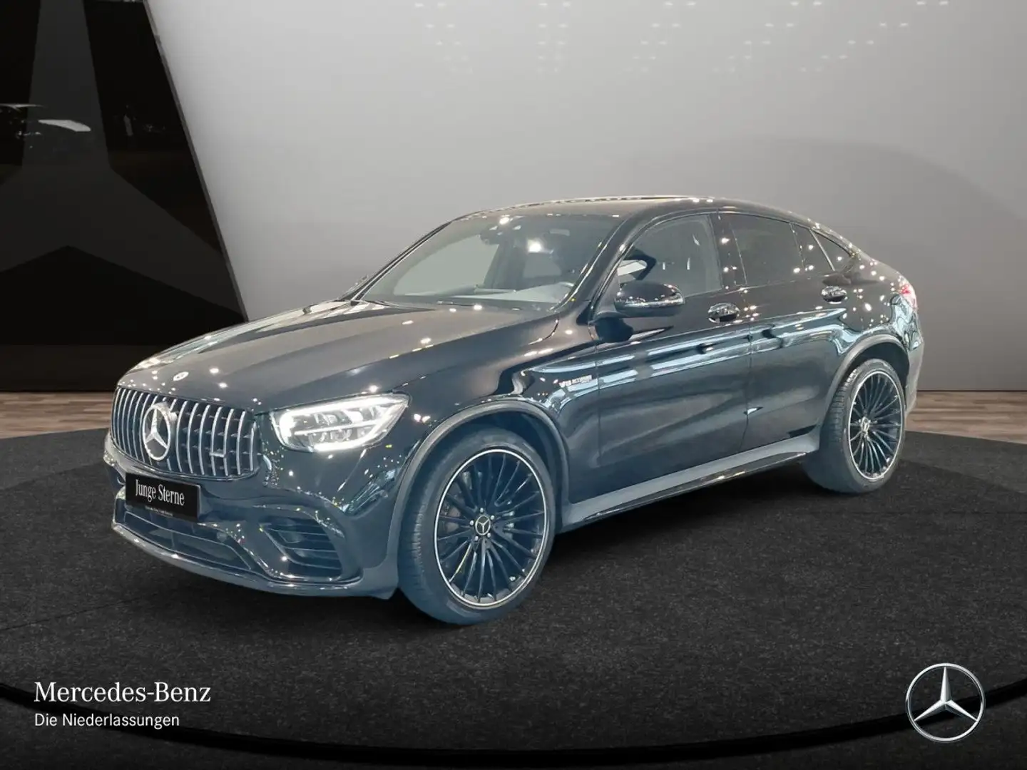 Mercedes-Benz GLC 63 AMG GLC 63 Coupé 4M NIGHT+LED+KAMERA+KEYLESS+9G Schwarz - 2