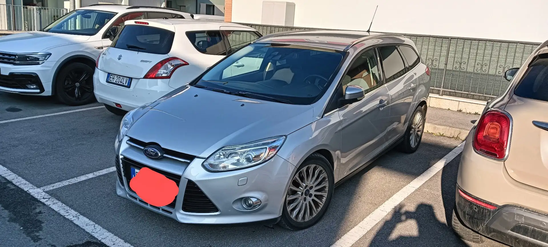 Ford Focus SW 1.6 tdci Titanium 115cv Argento - 1