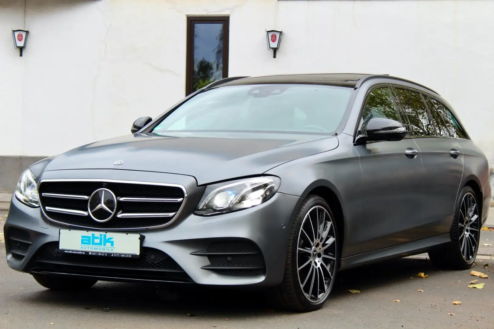 Mercedes-Benz E 400 AMG 360°4M AIRmat STANDH MATT 20" HUP WIDE Gris - 1