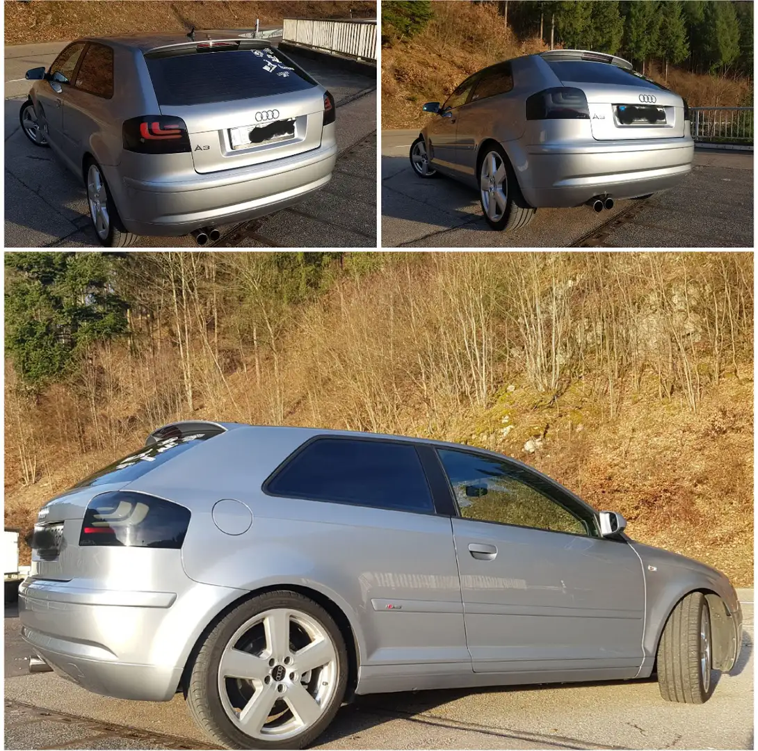 Audi A3 2.0 TFSI S line Sportpaket plus quattro Silber - 2