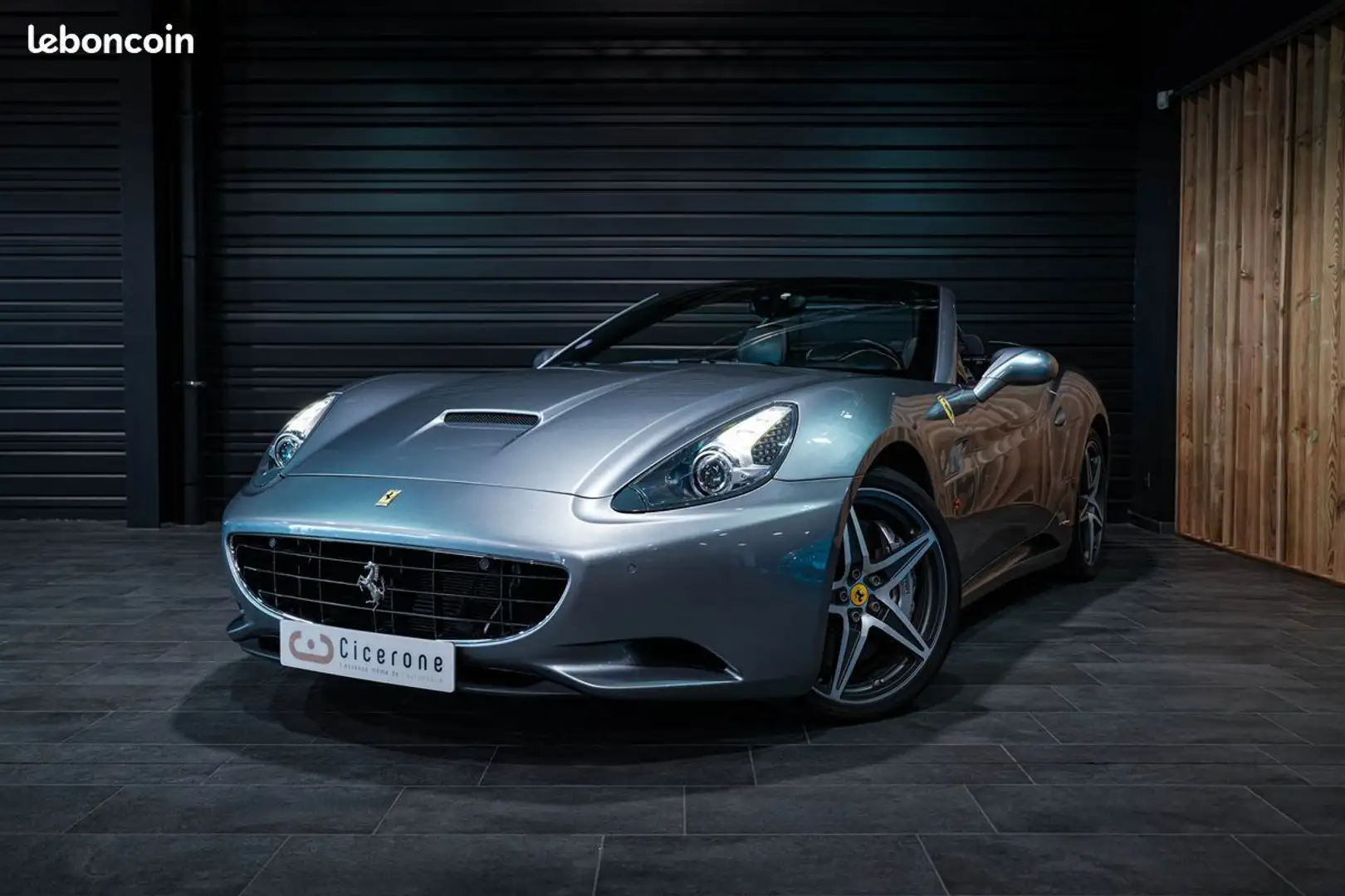 Ferrari California 4,3 490ch GRIGIO TITANIO SIÈGES ELECTRIQUES À MÉMOIRE CHAUFFANTS FULL SERVICE TOUT CUIR CAVALLINO ECUSSON CICERONE Gris - 1