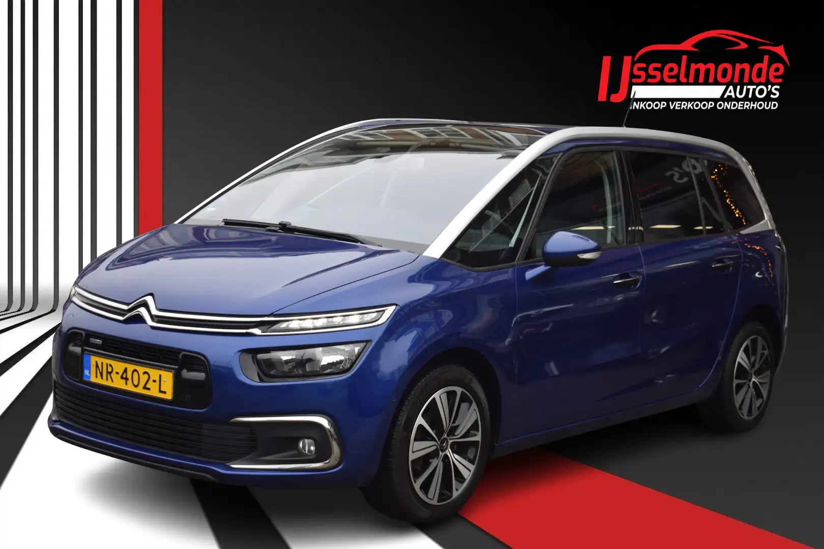 Citroen Grand C4 Picasso 1.2 PureTech Business 7Persoons BTW Auto Blauw - 1