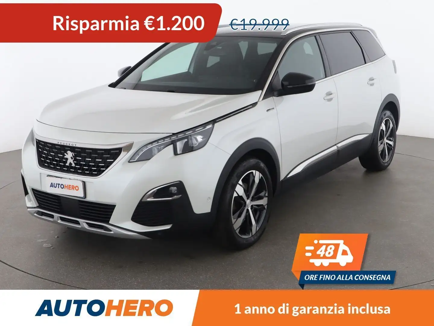 Peugeot 5008 1.5 Blue-HDi GT Line 130 CV Bianco - 1