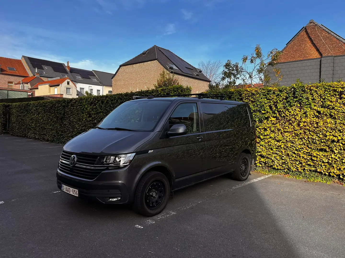 Volkswagen T6.1 Transporter Transporter T6.1 DSG 4MOTION Kurz Plus Comfortline Grijs - 1