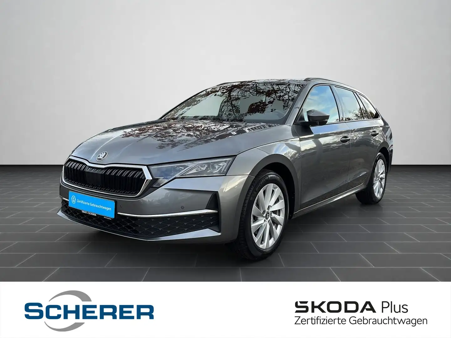 Skoda Octavia Combi 2.0 TDI DSG Selection LED+ACC+Kame Grau - 1