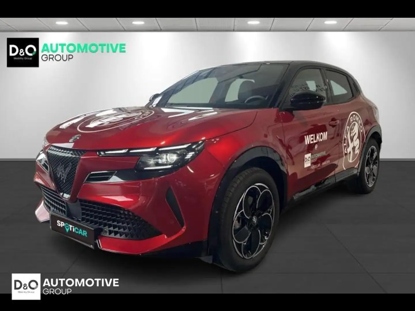 Alfa Romeo Junior Rosso Brera con tetto nero Rouge - 1