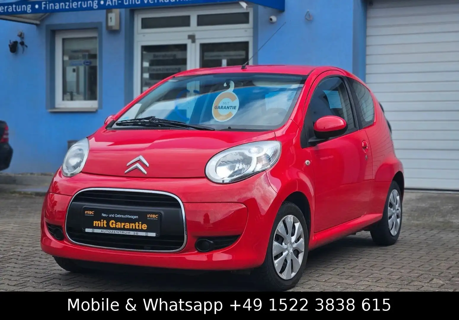Citroen C1 Selection KLIMA 78.000KM 2.Hand GARANTIE Rood - 1