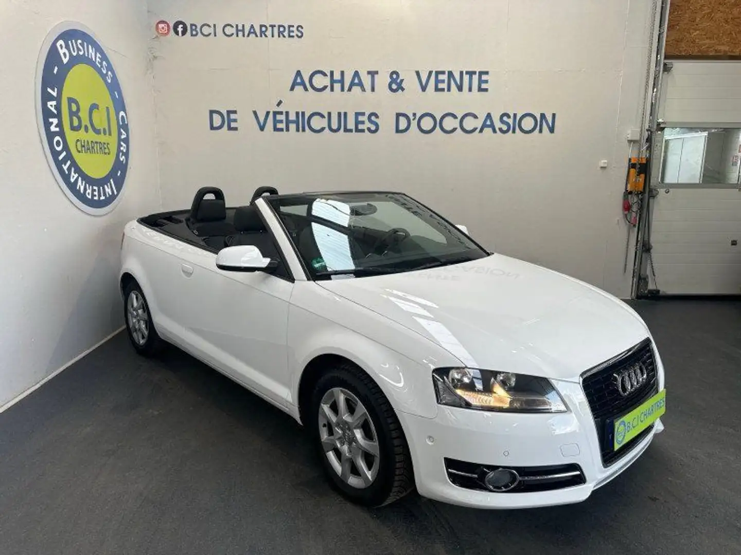 Audi A3 CABRIOLET 1.4 TFSI 125CH START/STOP ATTRACTION Blanc - 2