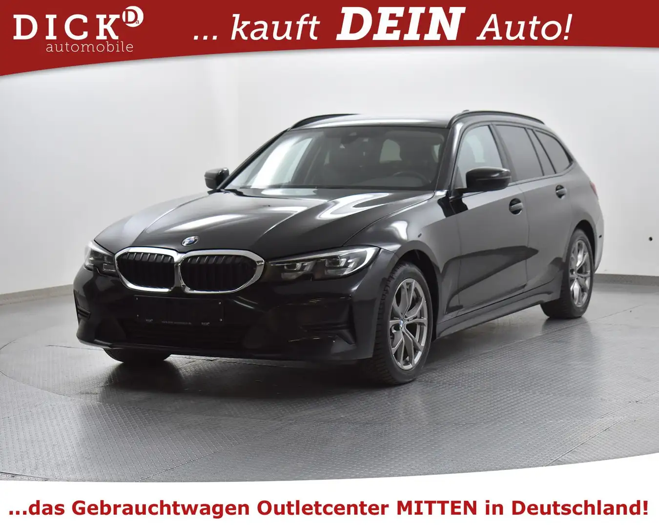 BMW 320 d T xDr Aut Sport Line LEDER+MEMO+NAV PLUS+AH Noir - 2