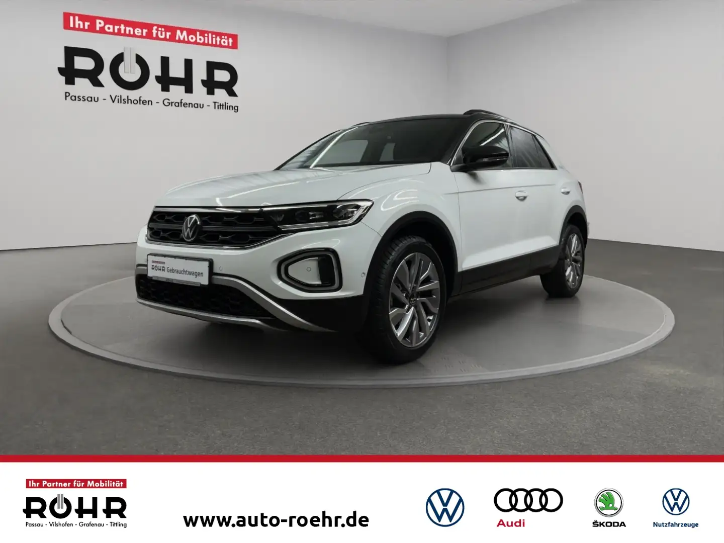 Volkswagen T-Roc Goal (AHK.Navi.Rückfahrkamera) 2.0 TDI DSG Weiß - 1