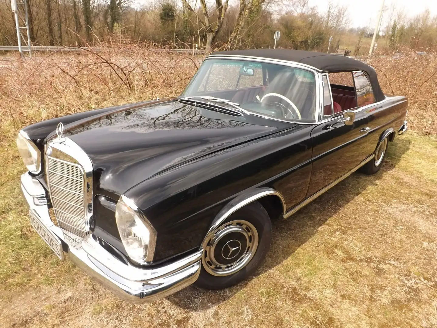 Mercedes-Benz 220 SE/b-Einer von 21 orig. Werkscabriolets !!! Negru - 1