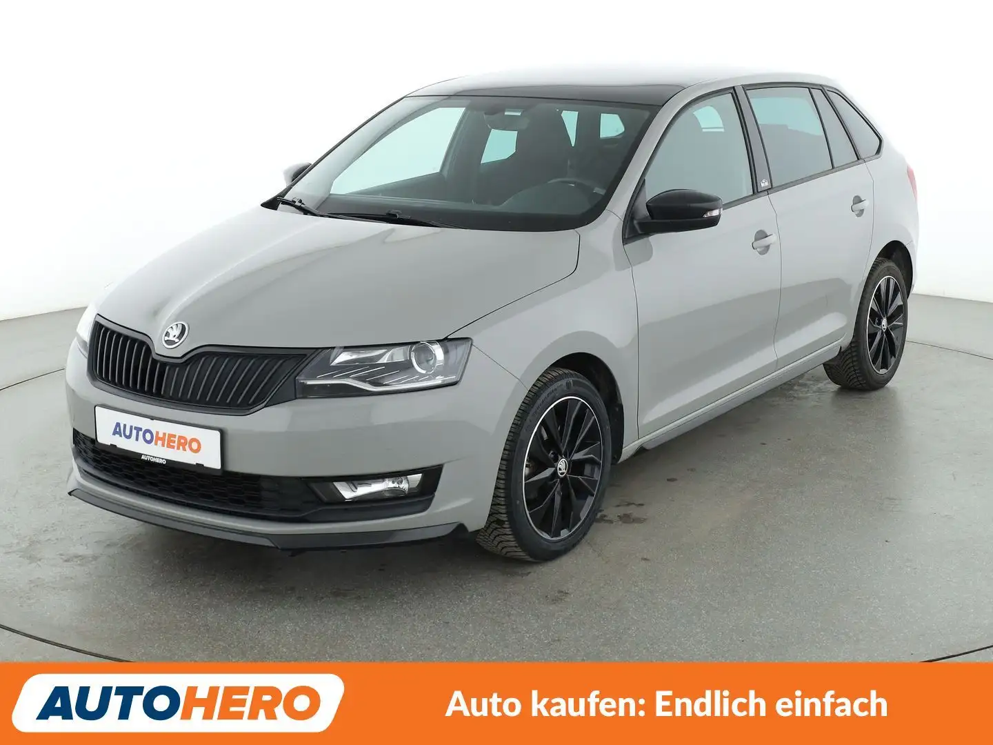 Skoda Rapid/Spaceback 1.0 TSI Ambition*PDC*SHZ*PANO*KLIMA* Grau - 1