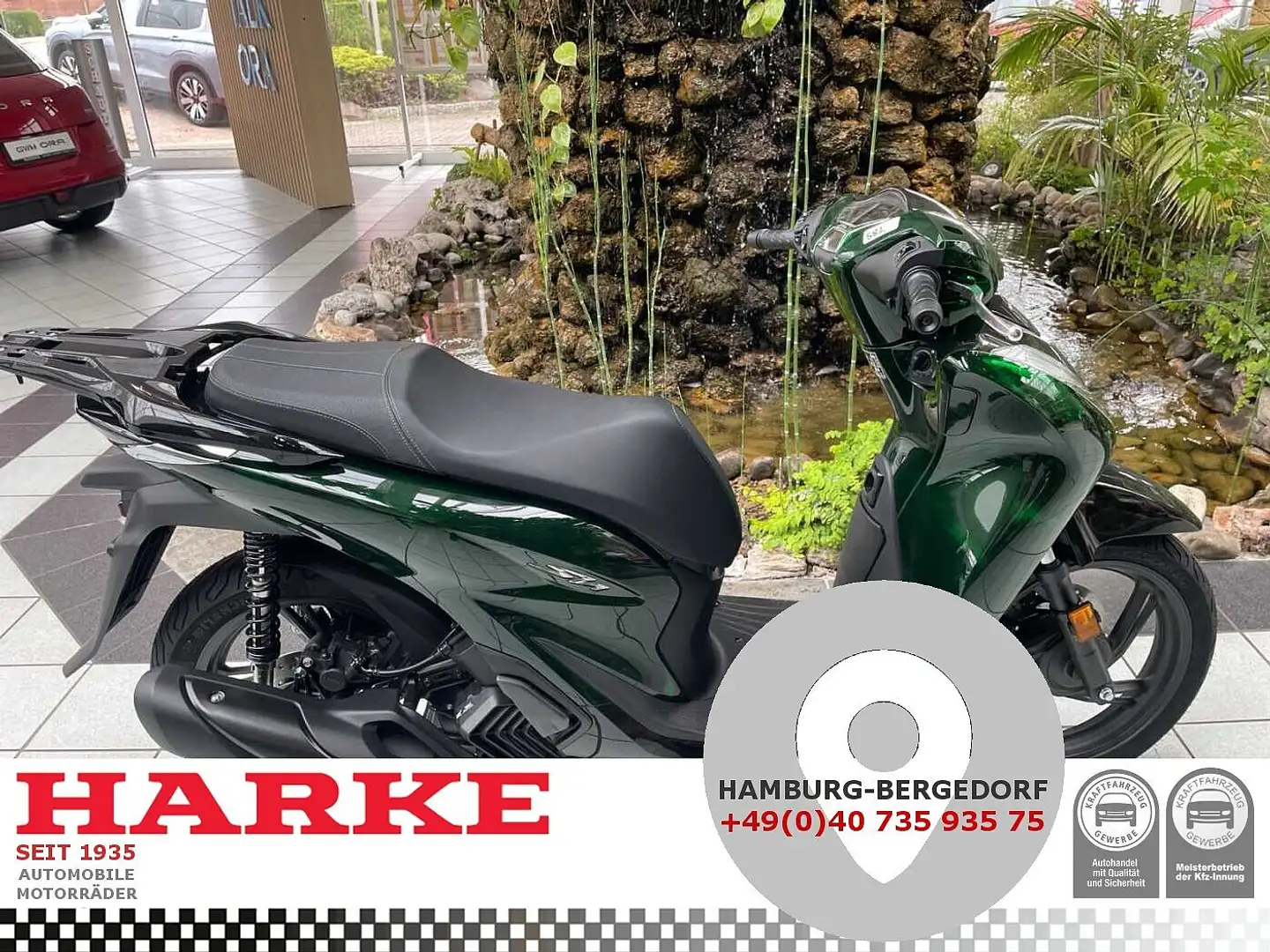 Honda SH 125 i  ABS 6 Jahre Garantie Grün - 1