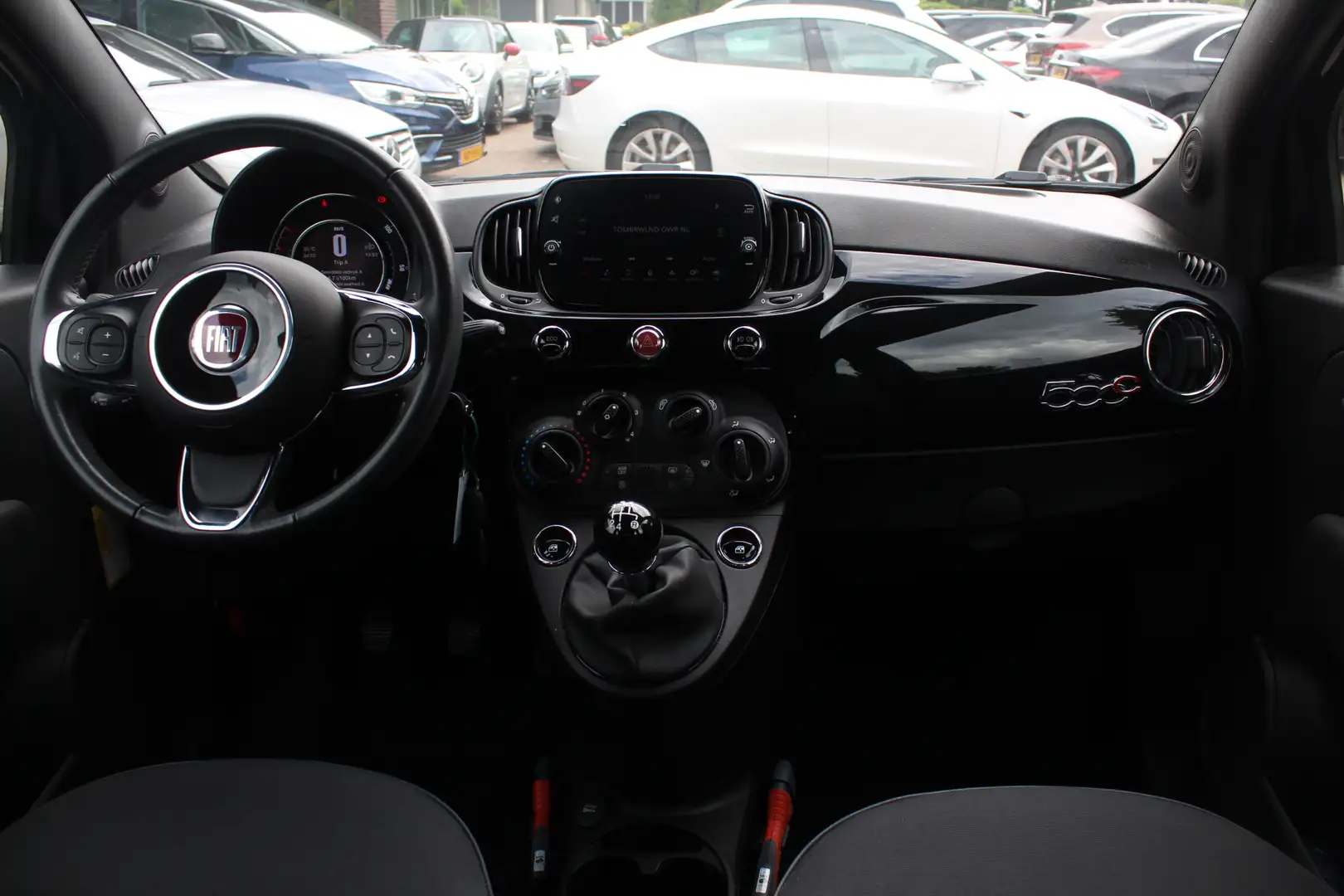 Fiat 500C 0.9 TwinAir Turbo 120TH Edition / Apple CarPlay / Zwart - 2