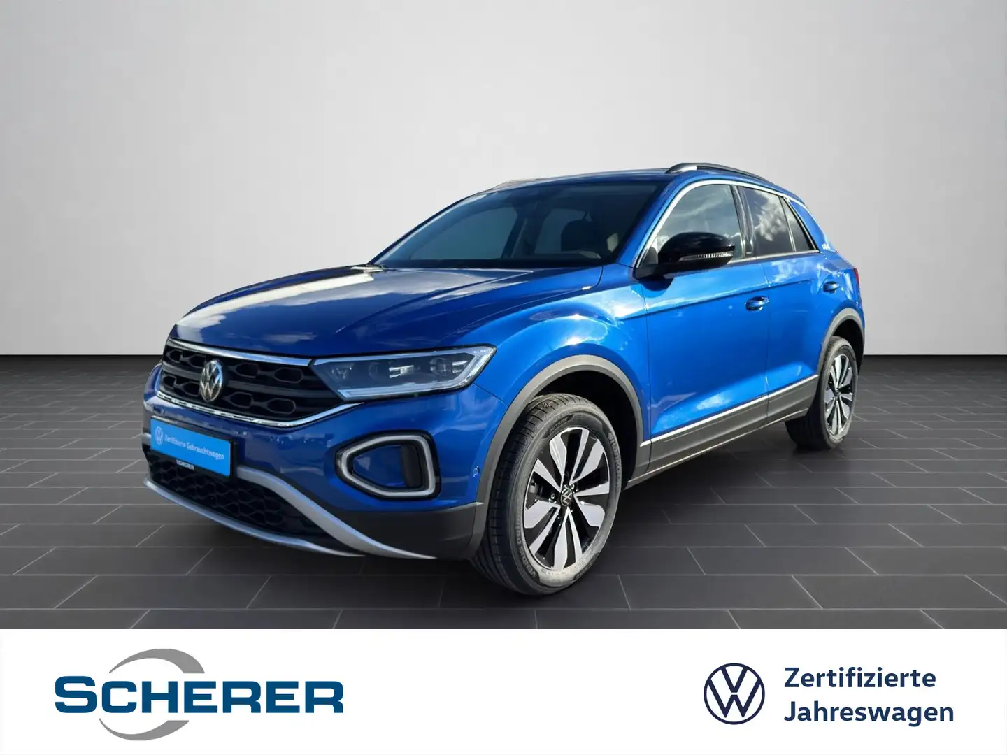Volkswagen T-Roc GOAL 2.0 TDI LED+ NAVI ACC EPH SHZ Blau - 1