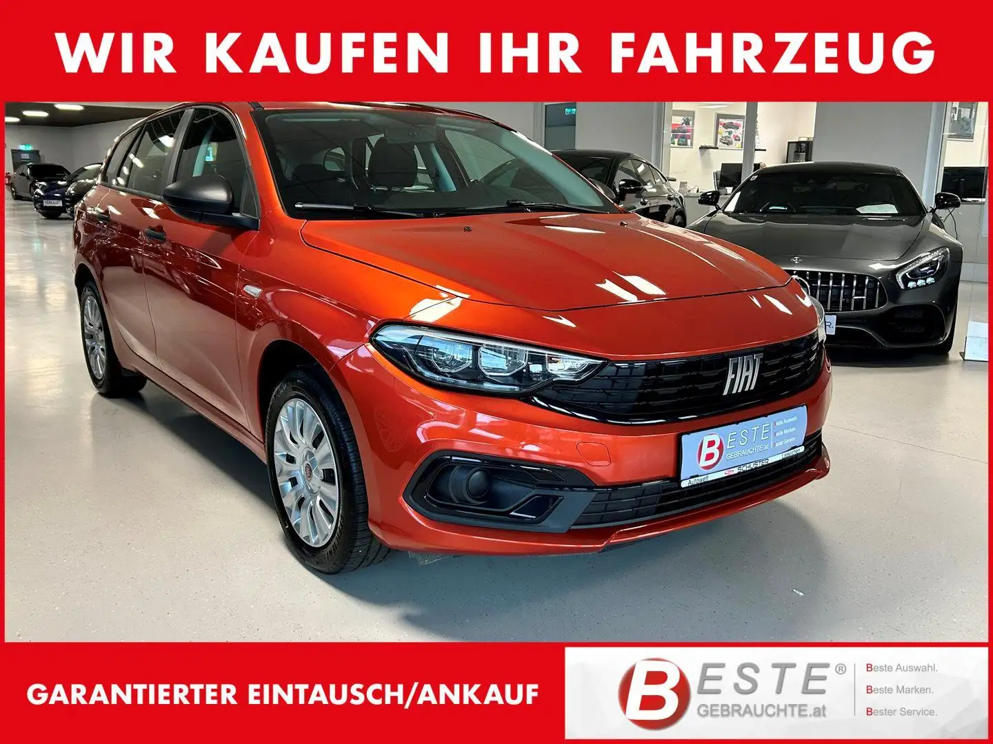 Fiat Tipo Hybrid 130 Oranžová - 1