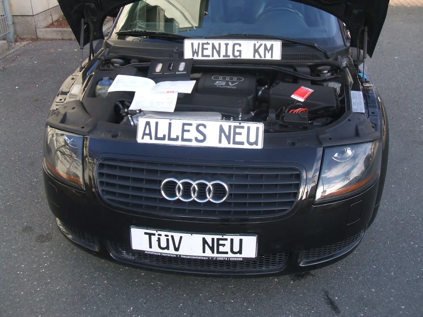 Audi TT Liebhaber-Voll-XENO-LEDER*WUNSCH: TÜV-ALLES-NEU Negro - 1
