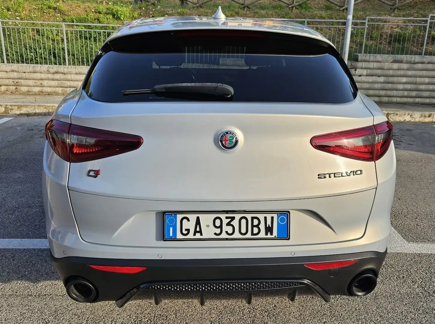 Alfa Romeo Stelvio 2.2 t Sprint Q4 190cv auto Gümüş rengi - 2