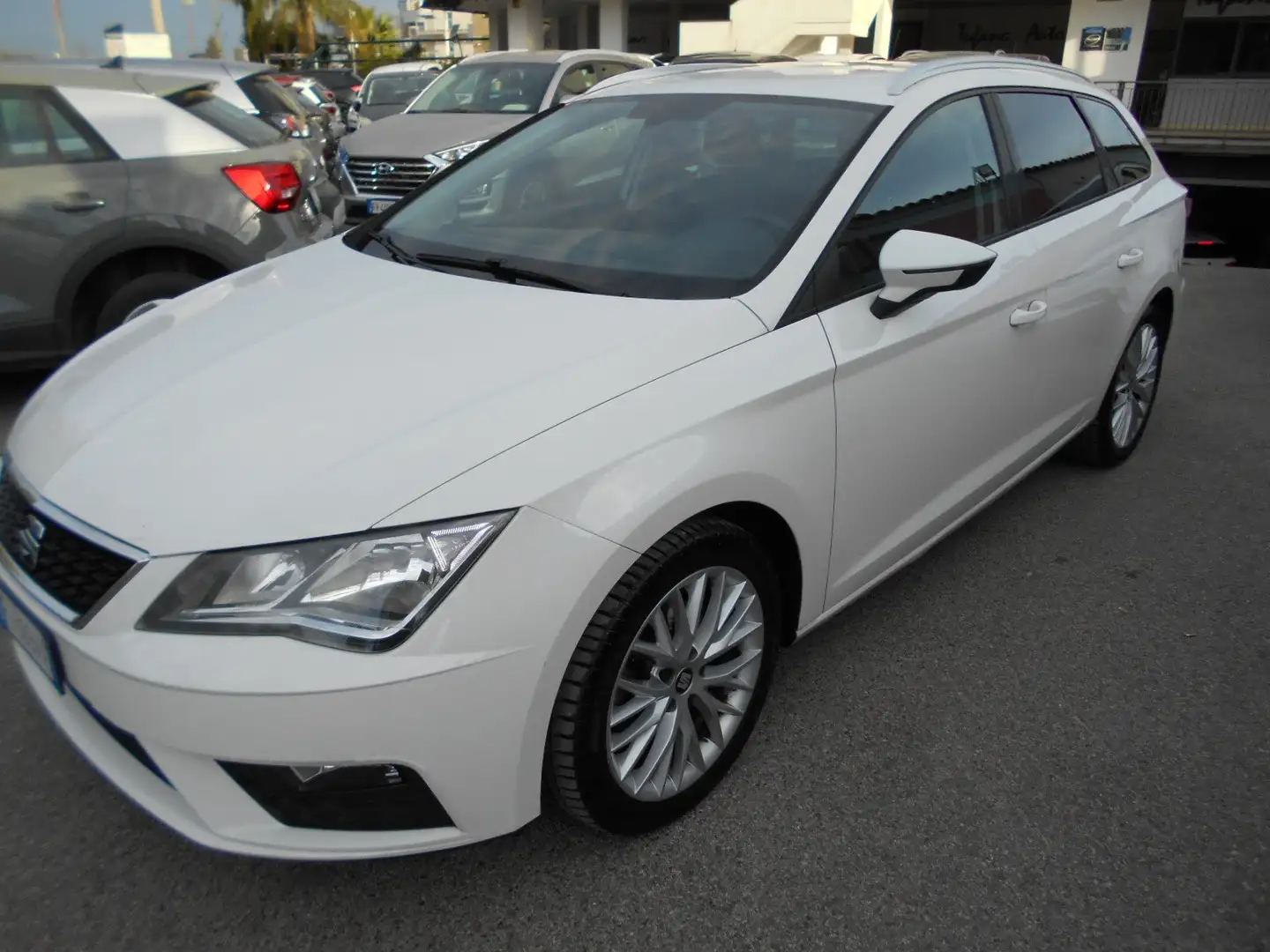 SEAT Leon Leon ST 1.4 tgi Business High 110cv Bianco - 2