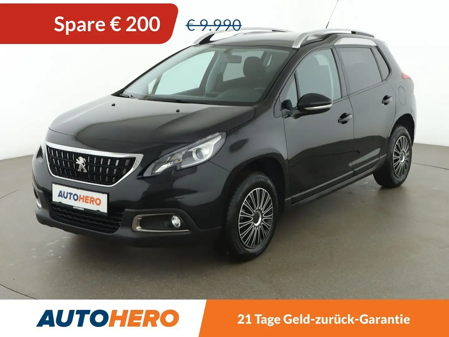 Peugeot 2008 1.2 VTi Active *TEMPO*KLIMA*BT* Schwarz - 1