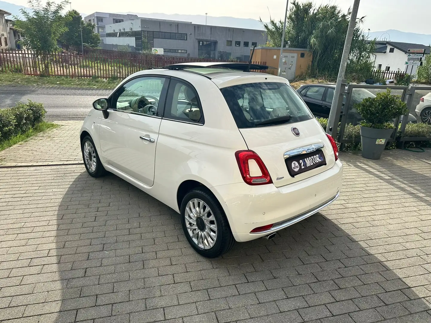 Fiat 500 1.3 mjt Lounge 95cv Weiß - 2