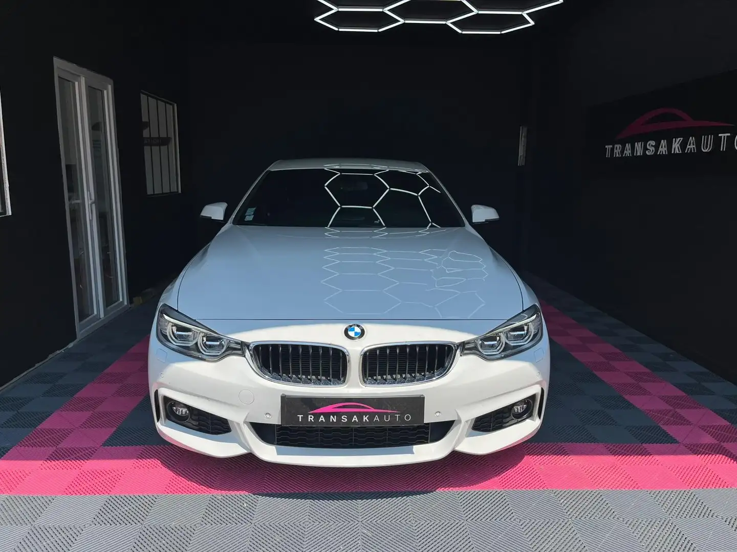 BMW 420 Coupé 420d xDrive 184 ch M Sport A Weiß - 2