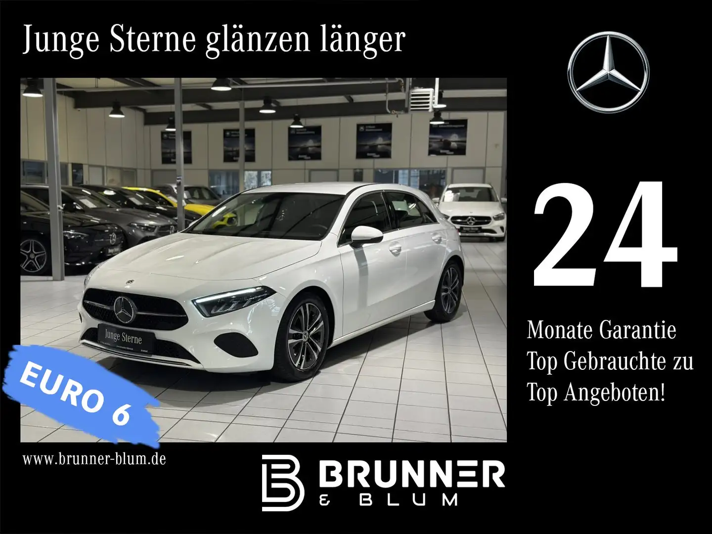 Mercedes-Benz A 180 A 180 Progressive,MBUX,LED,Kamera,Lenkradhzg,DAB Weiß - 1