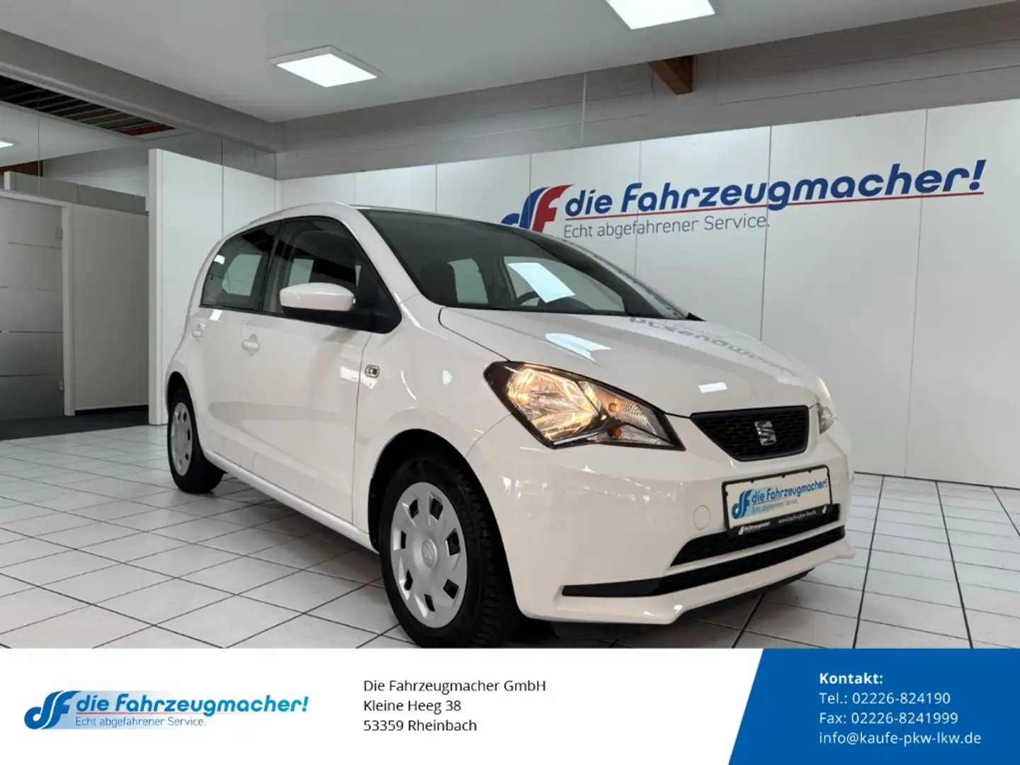 SEAT Mii Style 1.0 EU6d-T SHZ Berganfahrass. Winterpaket GA Weiß - 1