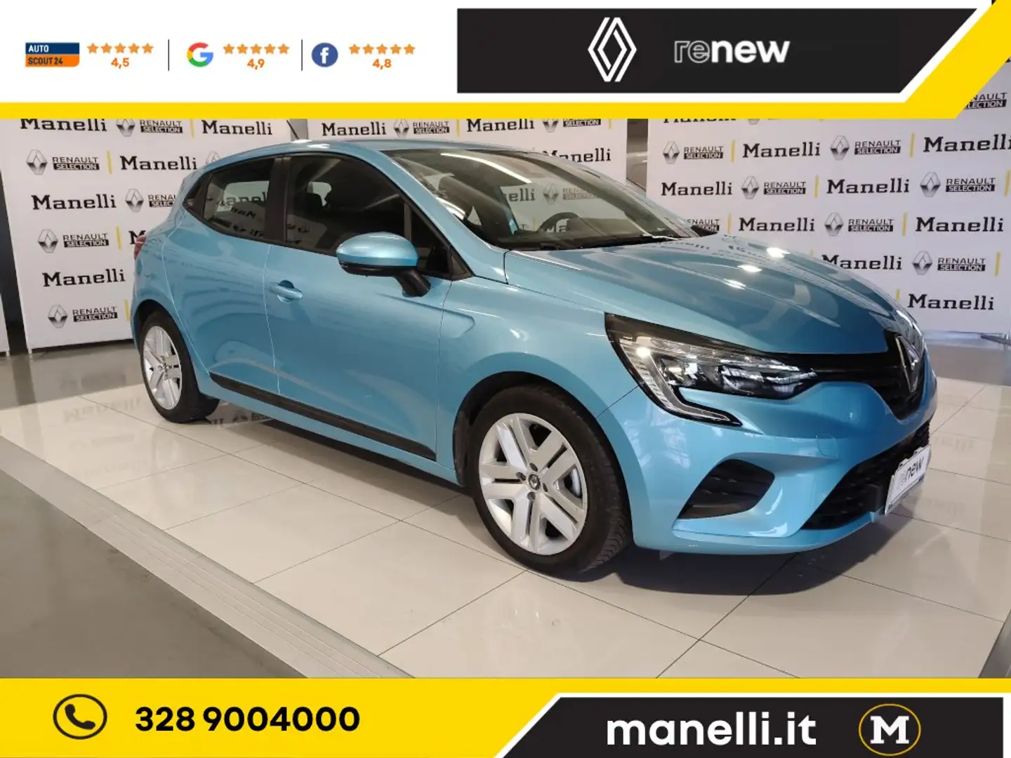 Renault Clio Zen 1.6 E-Tech hybrid 140cv auto my21 rif.GH304 Bleu - 1
