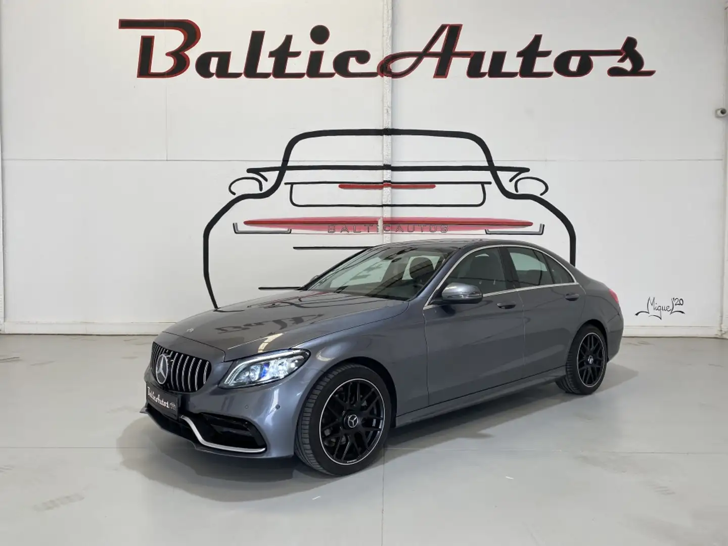 Mercedes-Benz C 220 220d 9G-Tronic Grijs - 1