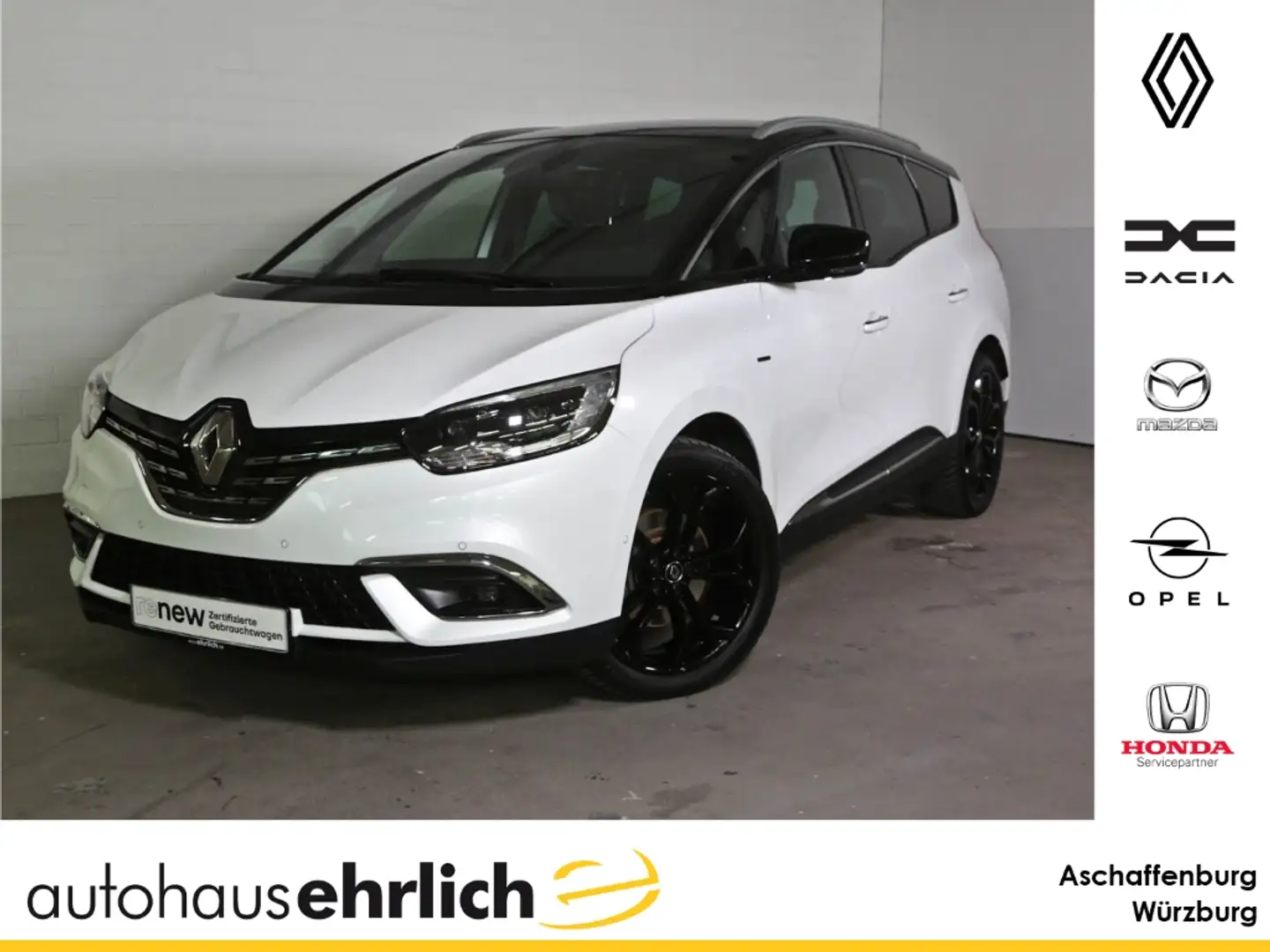 Renault Grand Scenic IV  Black Edition 1.3 TCe 160 7-Sitzer Weiß - 1
