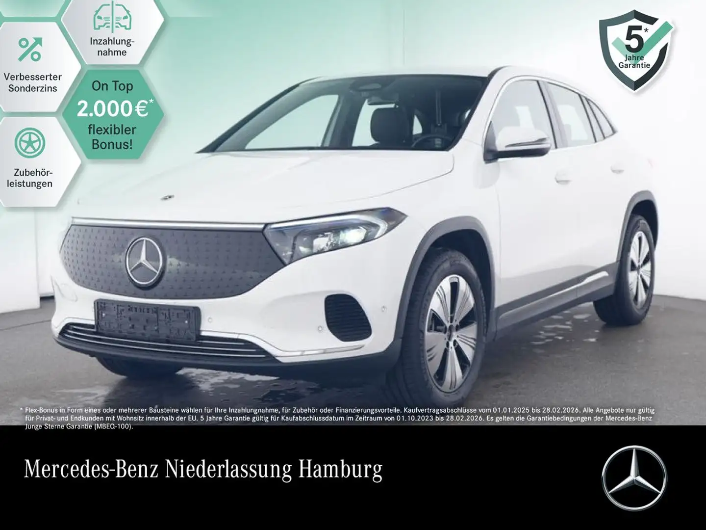 Mercedes-Benz EQA 250 PROG+ADVANCED+KAMERA+SPUR Weiß - 1