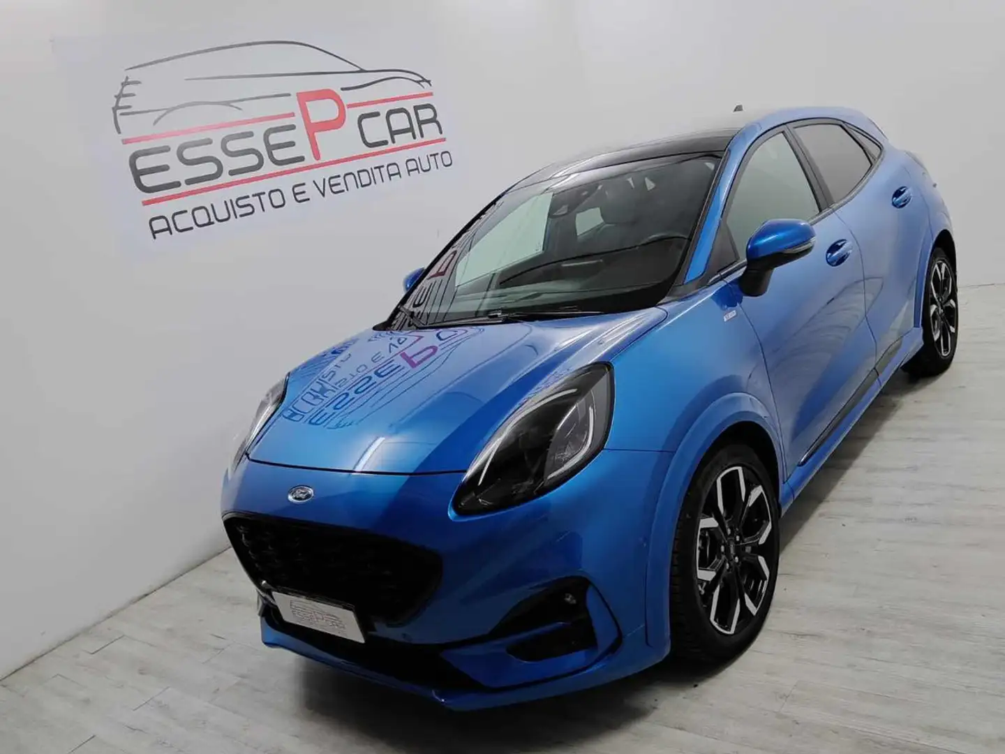 Ford Puma 1.0 35.000KM Hybrid ST-Line X Bleu - 1