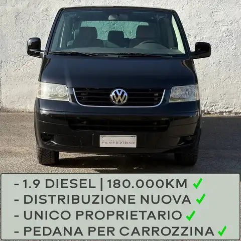 Volkswagen T5 Caravelle 8posti, 180.000km, Unico proprietario, Rampa per Carrozzina