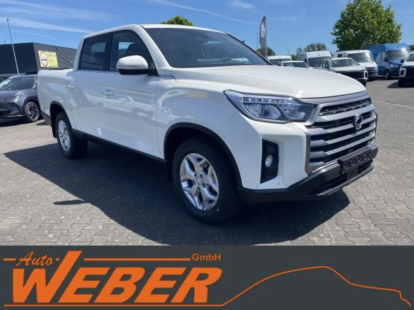 KGM Sonstige Musso Grand 2.2 4WD Style Automatik Leder Weiß - 2