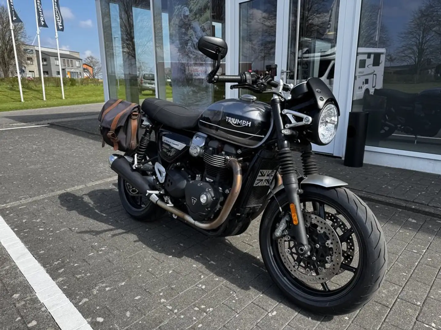 Triumph Speed Twin 1200 Griffheizung+Taschen Negru - 2
