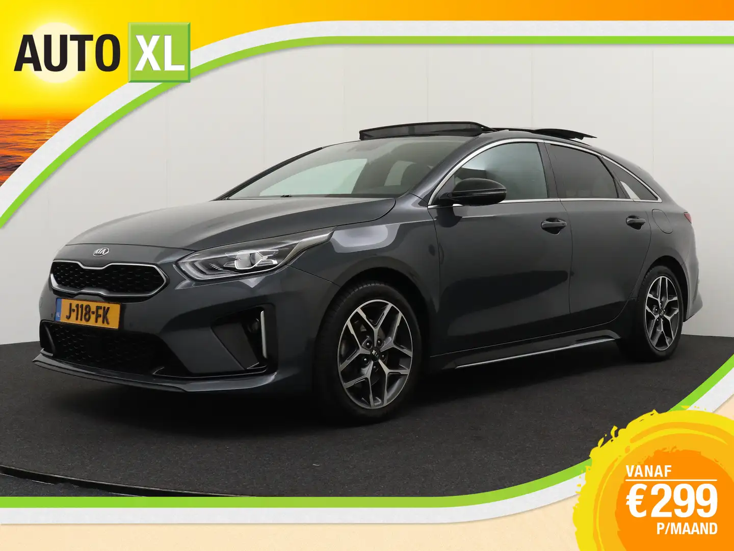 Kia ProCeed / pro_cee'd 1.4 141 PK T-GDI GT-Line Schuif-/kanteldak Trekhaa Grijs - 1